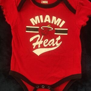 NBA Miami Heat Red Infant Bodysuit